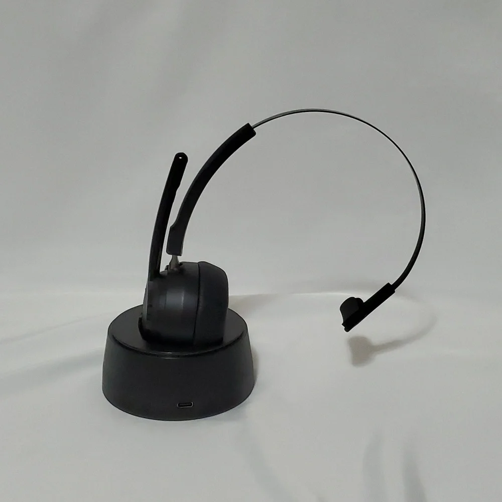 Mopchnic Bluetooth Headset, Wireless Headset w Microphone AI Noise Canceling - Picture 9 of 13